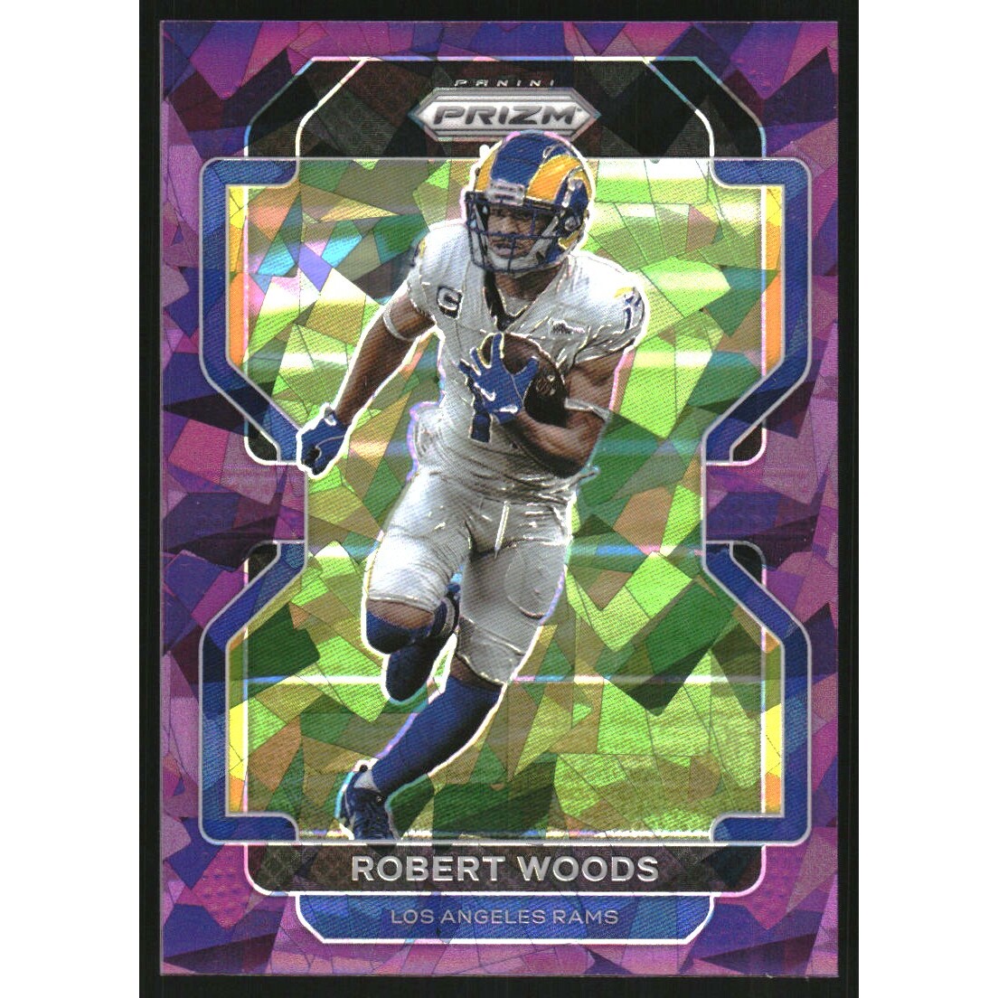 2021 Panini Prizm Prizms Purple Ice #65 Robert Woods 2021 Panini Prizm Prizms Purple Ice #65 Robert Woods