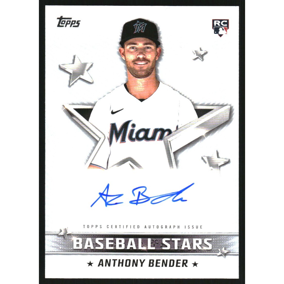 2022 Topps Baseball Stars Autographs #BSAABE Anthony Bender