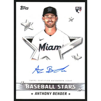 2022 Topps Baseball Stars Autographs #BSAABE Anthony Bender