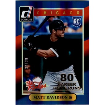 2014 Donruss The Rookies Stat Line Career #25 Matt Davidson/80