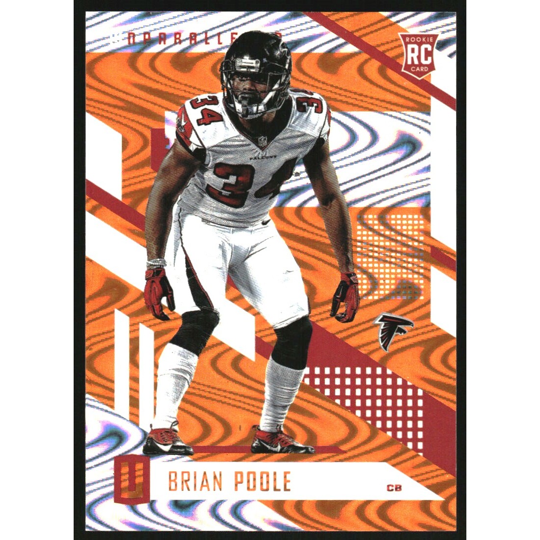 2017 Panini Unparalleled Orange #151 Brian Poole