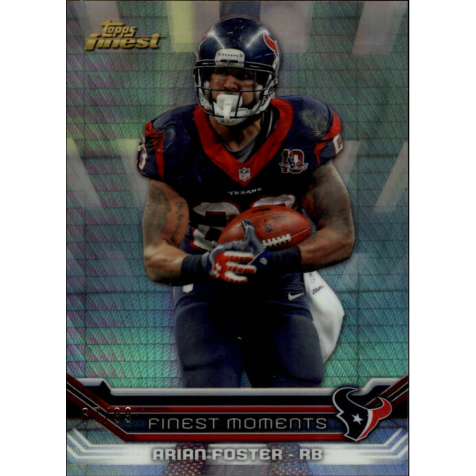2013 Finest Moments Prism Refractors #FMAF Arian Foster