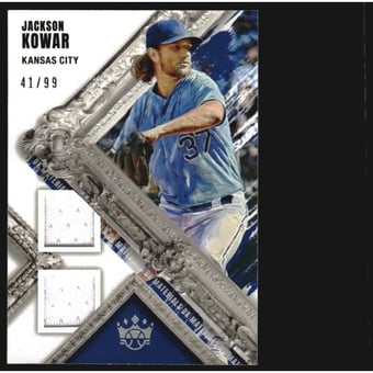 2022 Diamond Kings DK Materials Holo Silver #47 Jackson Kowar