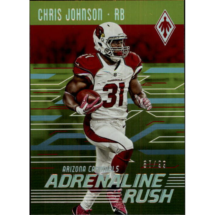 2016 Panini Phoenix Adrenaline Rush Yellow #ARCJ Chris Johnson 2016 Panini Phoenix Adrenaline Rush Yellow #ARCJ Chris Johnson