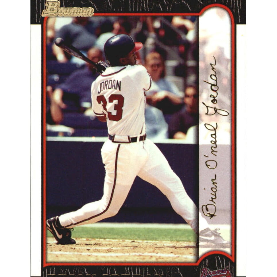 1999 Bowman Gold #253 Brian Jordan. rookie card picture