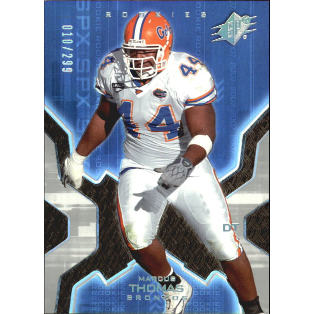 2007 SPx Silver Holofoil Rookies #159 Marcus Thomas
