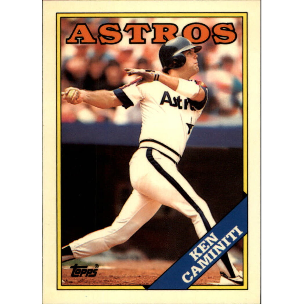 1988 Topps Tiffany #64 Ken Caminiti. rookie card picture