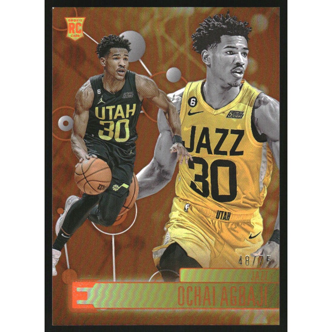 2022-23 Panini Chronicles Orange #214 Ochai Agbaji/Essentials