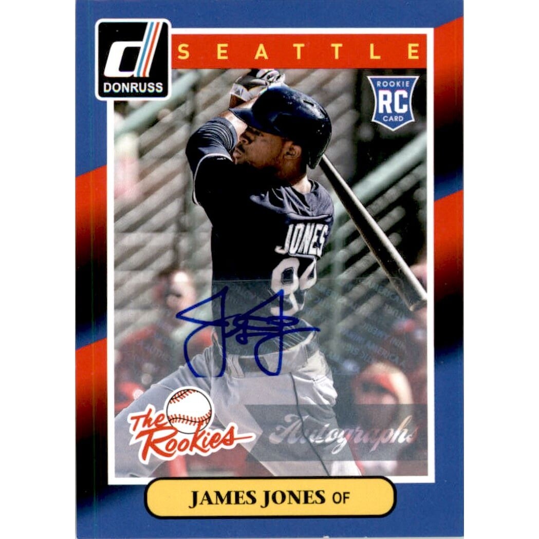 2014 Donruss The Rookies Autographs #94 James Jones. rookie card picture