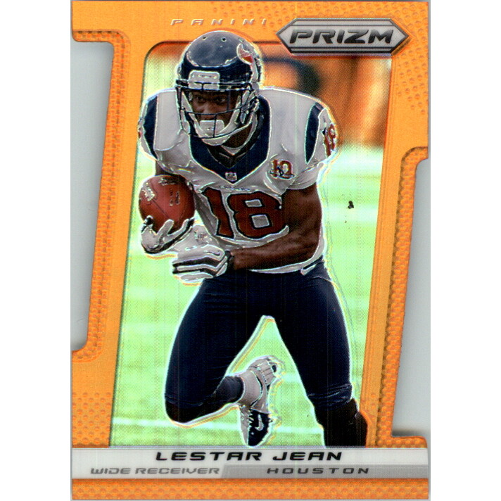 2013 Panini Prizm Prizms Orange Die Cut #28 Lestar Jean