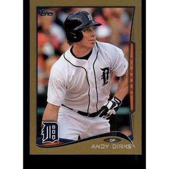 2014 Topps Mini Gold #334 Andy Dirks