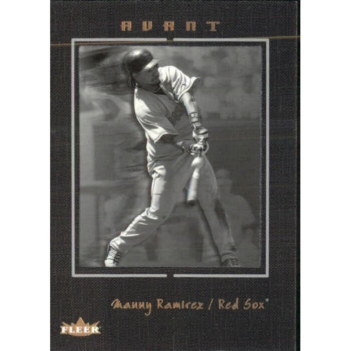 2003 Fleer Avant Black and White #24 Manny Ramirez. rookie card picture