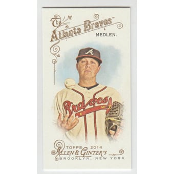 2014 Topps Allen and Ginter Mini No Card Number #286 Kris Medlen