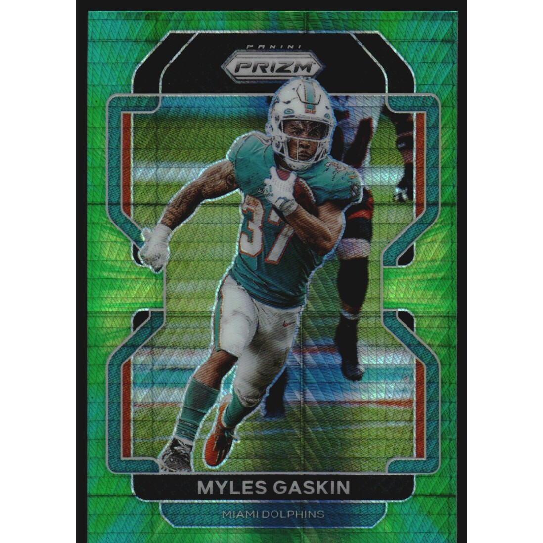 2021 Panini Prizm Prizms Hyper #108 Myles Gaskin
