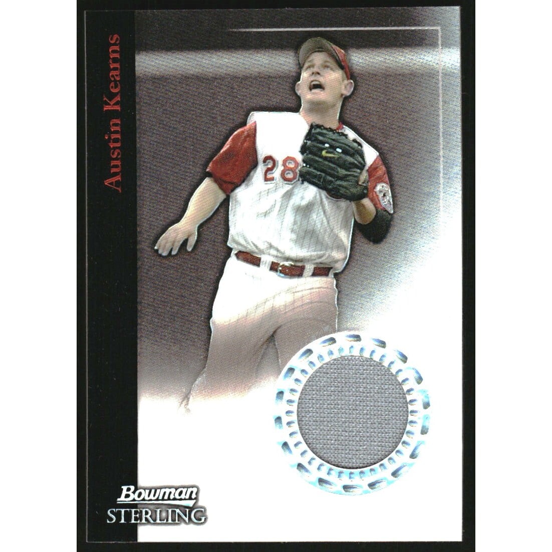2004 Bowman Sterling Refractors #AK Austin Kearns Jsy. rookie card picture