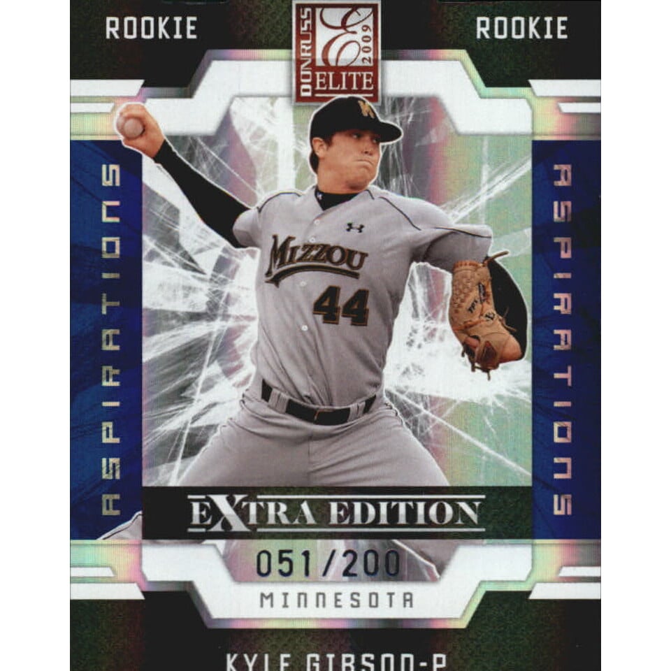 2009 Donruss Elite Extra Edition Aspirations #82 Kyle Gibson. rookie card picture