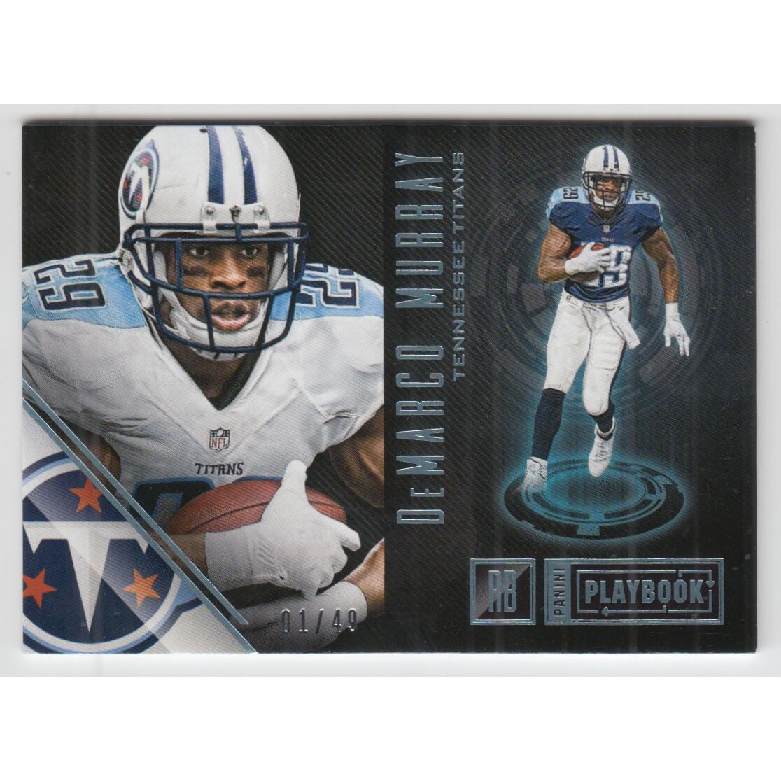 2016 Panini Playbook Platinum #92 DeMarco Murray