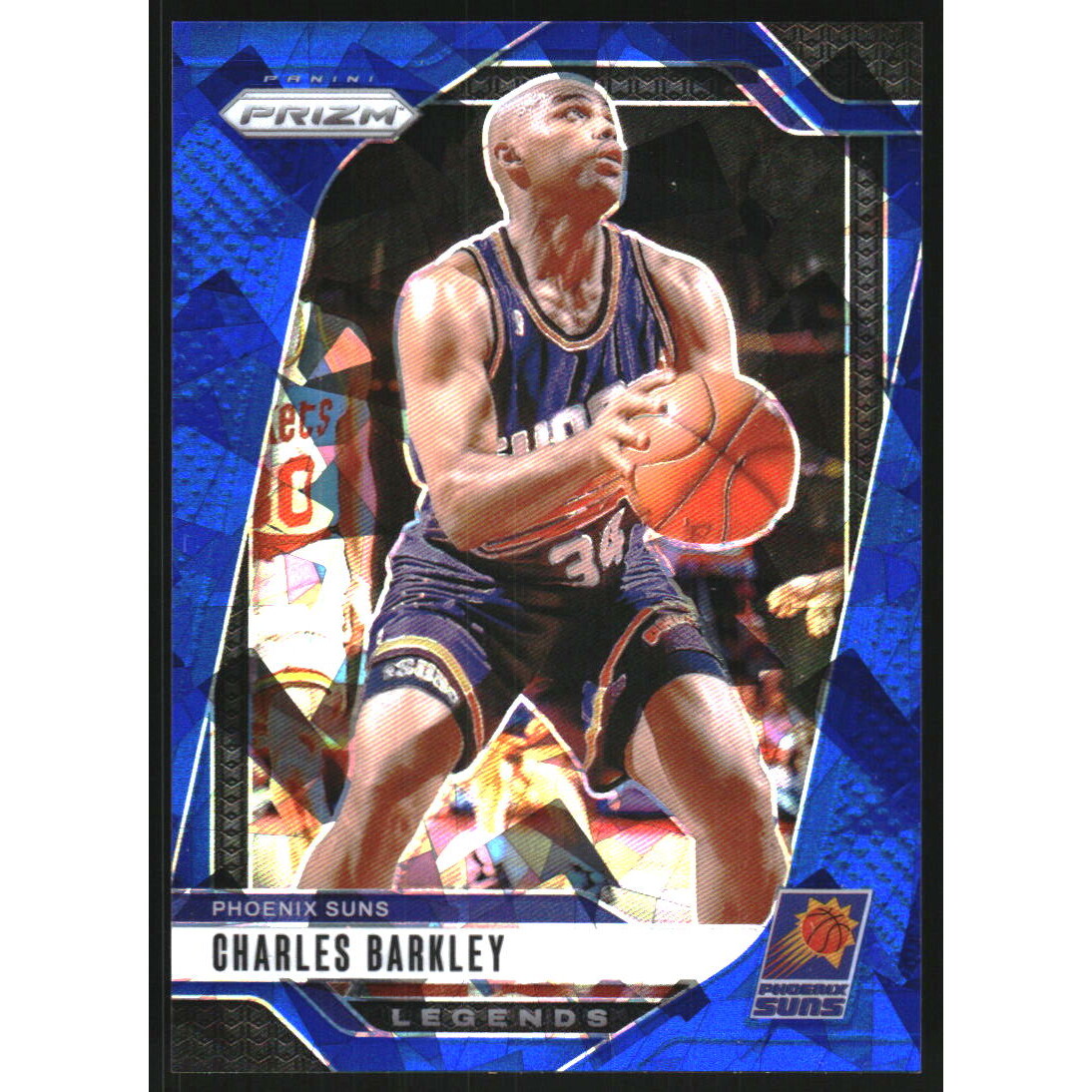 2024-25 Panini Prizm Prizms Blue Ice #280 Charles Barkley