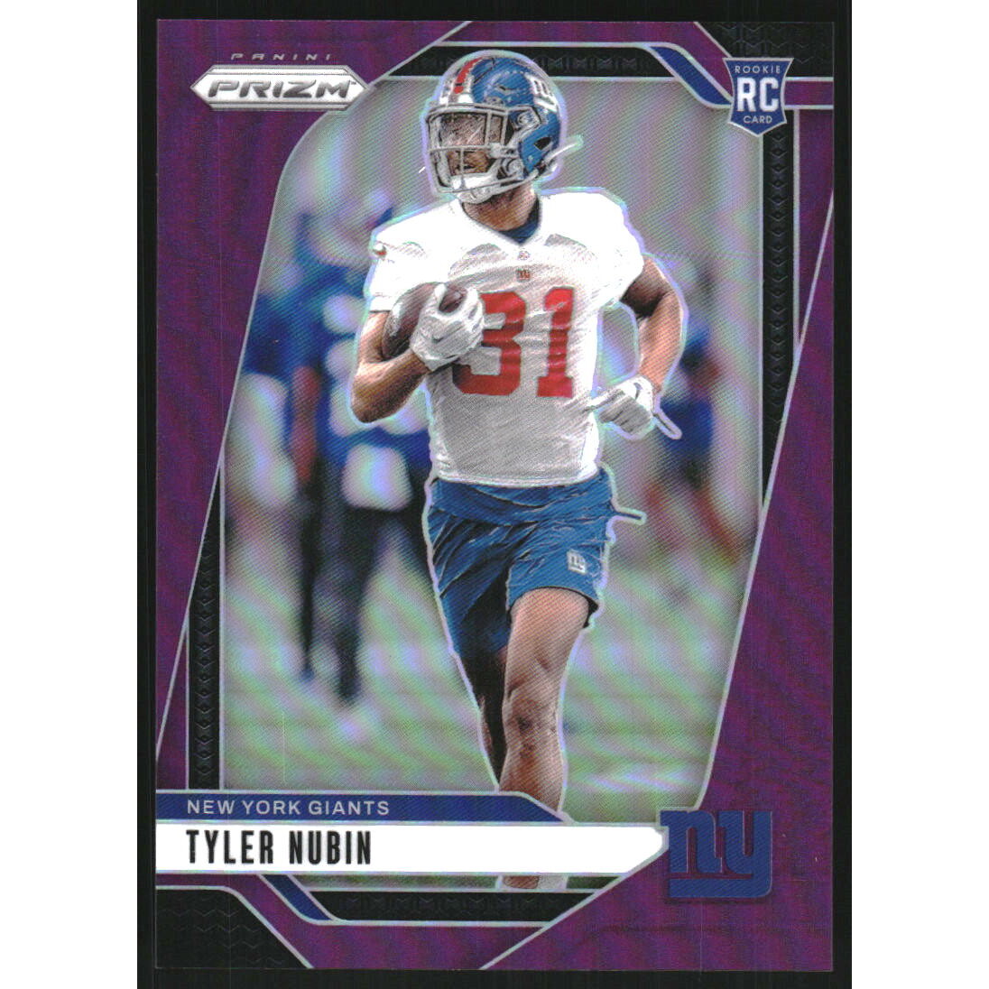 2024 Panini Prizm Prizms Purple #395 Tyler Nubin. rookie card picture