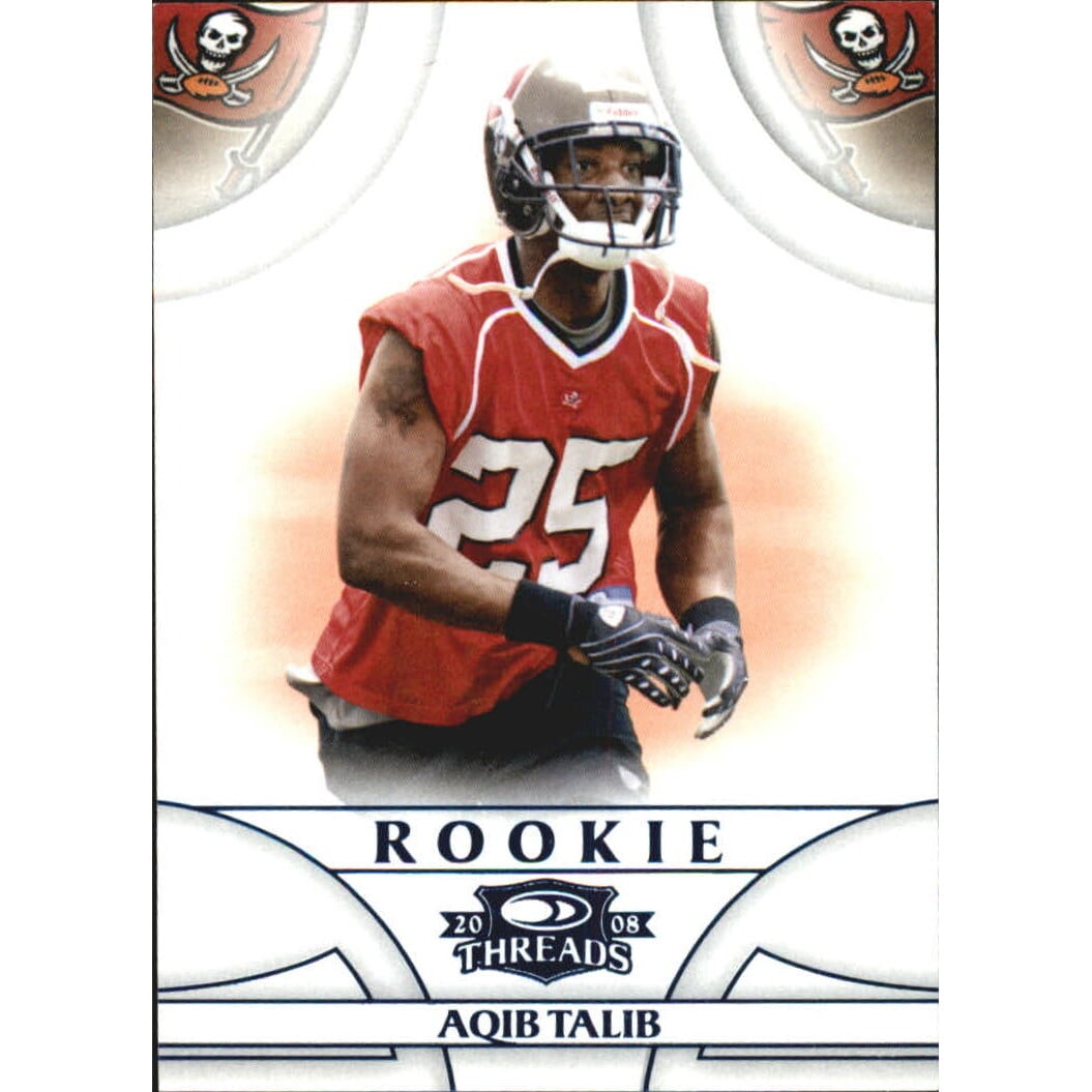 2008 Donruss Threads Retail Blue #157 Aqib Talib. rookie card picture