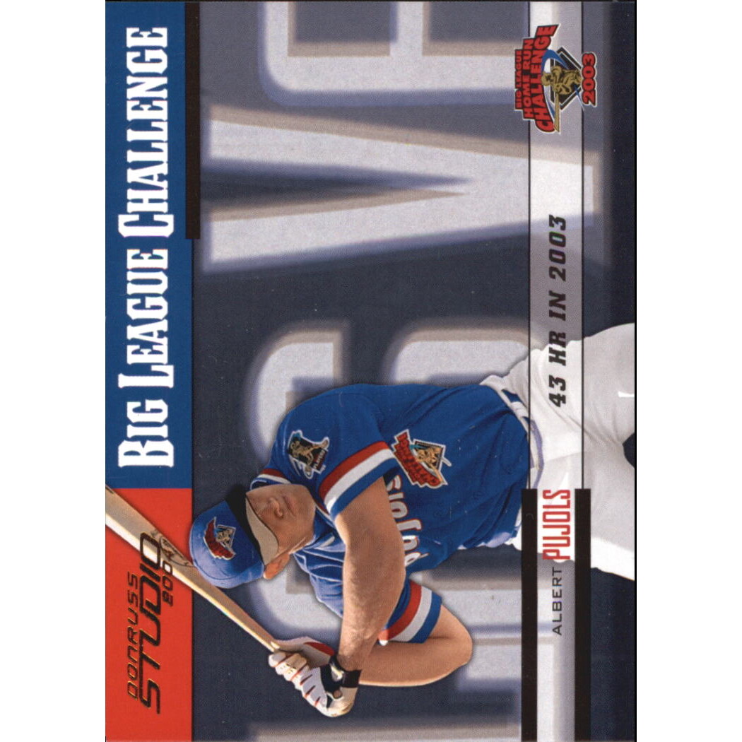 2004 Studio Big League Challenge Gold #2 Albert Pujols Right 2004 Studio Big League Challenge Gold #2 Albert Pujols Right