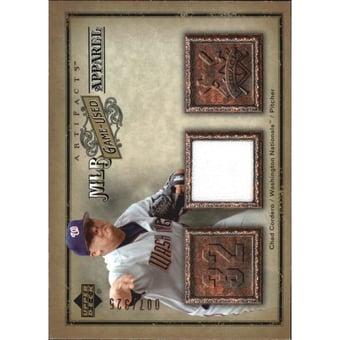 2006 Artifacts MLB Game-Used Apparel #CD Chad Cordero Jsy/325