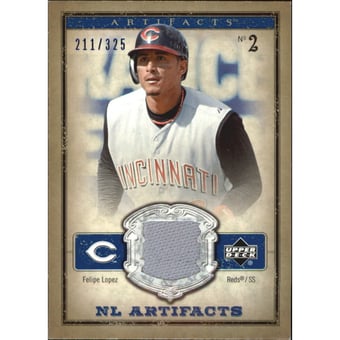 2006 Artifacts AL/NL Artifacts Blue #FLN Felipe Lopez Jsy/325