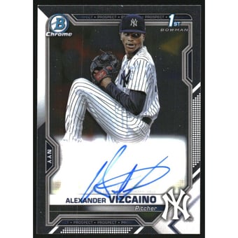 2021 Bowman Chrome Prospect Autographs #CPAAV Alexander Vizcaino