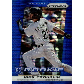 2013 Panini Prizm Prizms Blue Pulsar #299 Nick Franklin