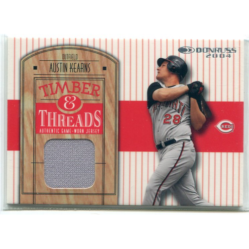 2004 Donruss Timber and Threads #TT5 Austin Kearns Jsy