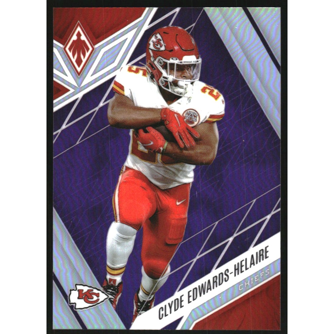 2022 Panini Phoenix Purple #43 Clyde Edwards-Helaire
