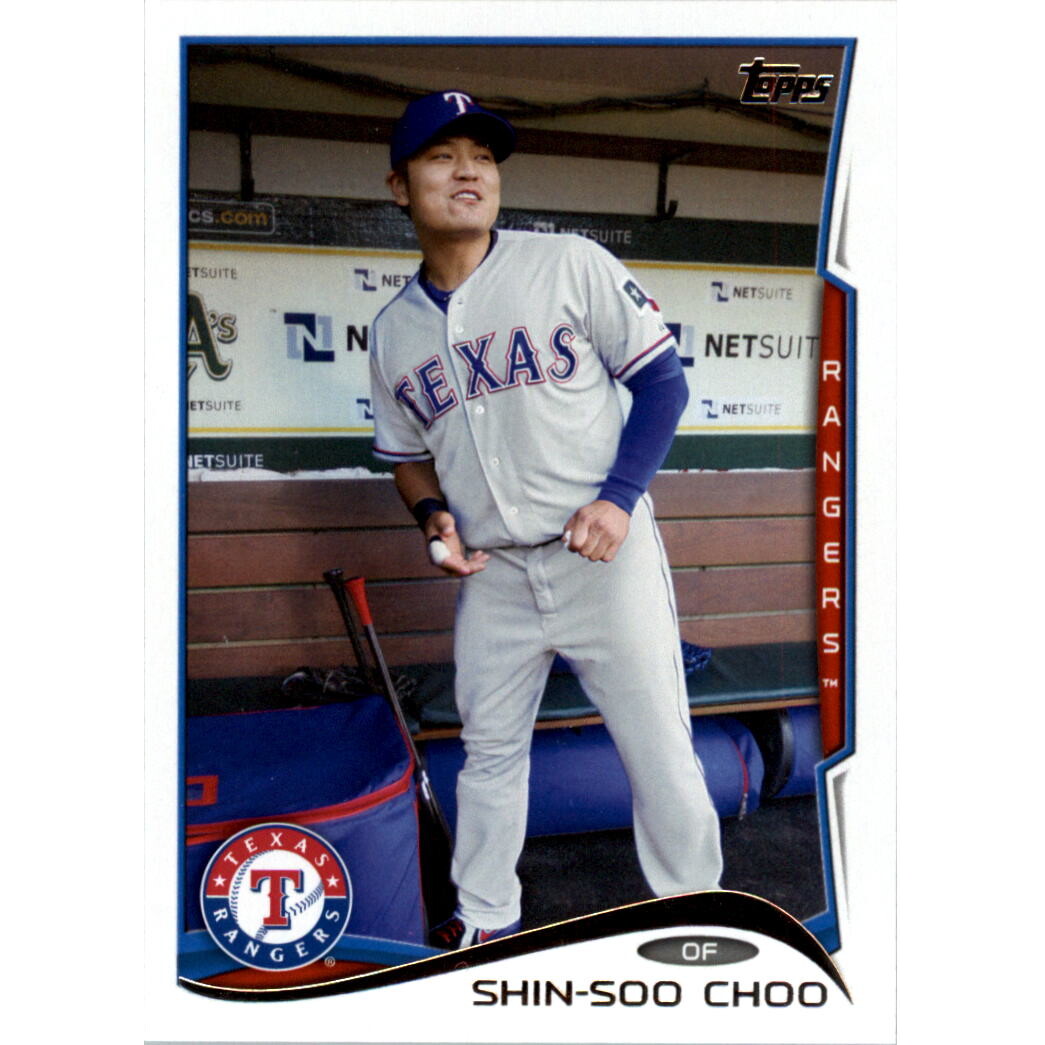 2014 Topps Update #US27B Shin-Soo Choo SP/In dugout. rookie card picture