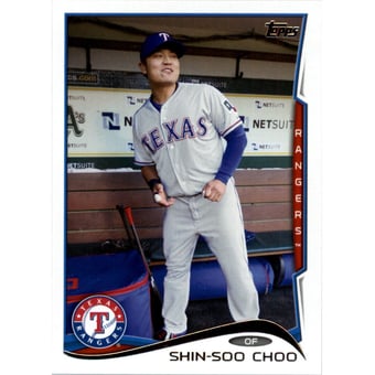 2014 Topps Update #US27B Shin-Soo Choo SP/In dugout