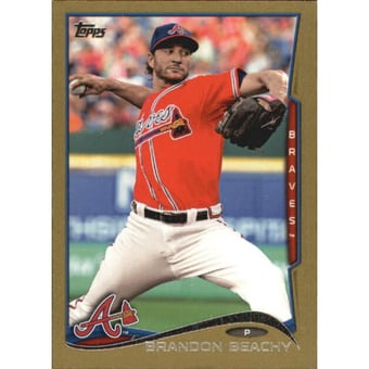 2014 Topps Mini Gold #454 Brandon Beachy