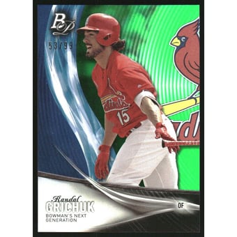 2016 Bowman Platinum Next Generation Green #NG26 Randal Grichuk