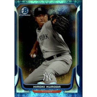 2014 Bowman Chrome Bubble Refractors #110 Hiroki Kuroda