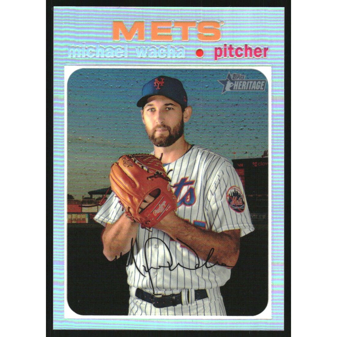 2020 Topps Heritage Chrome Refractors #THC536 Michael Wacha