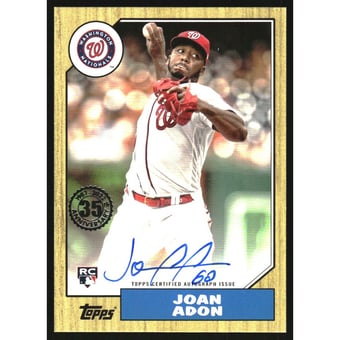 2022 Topps Update '87 Topps Autographs #87BAJA Joan Adon