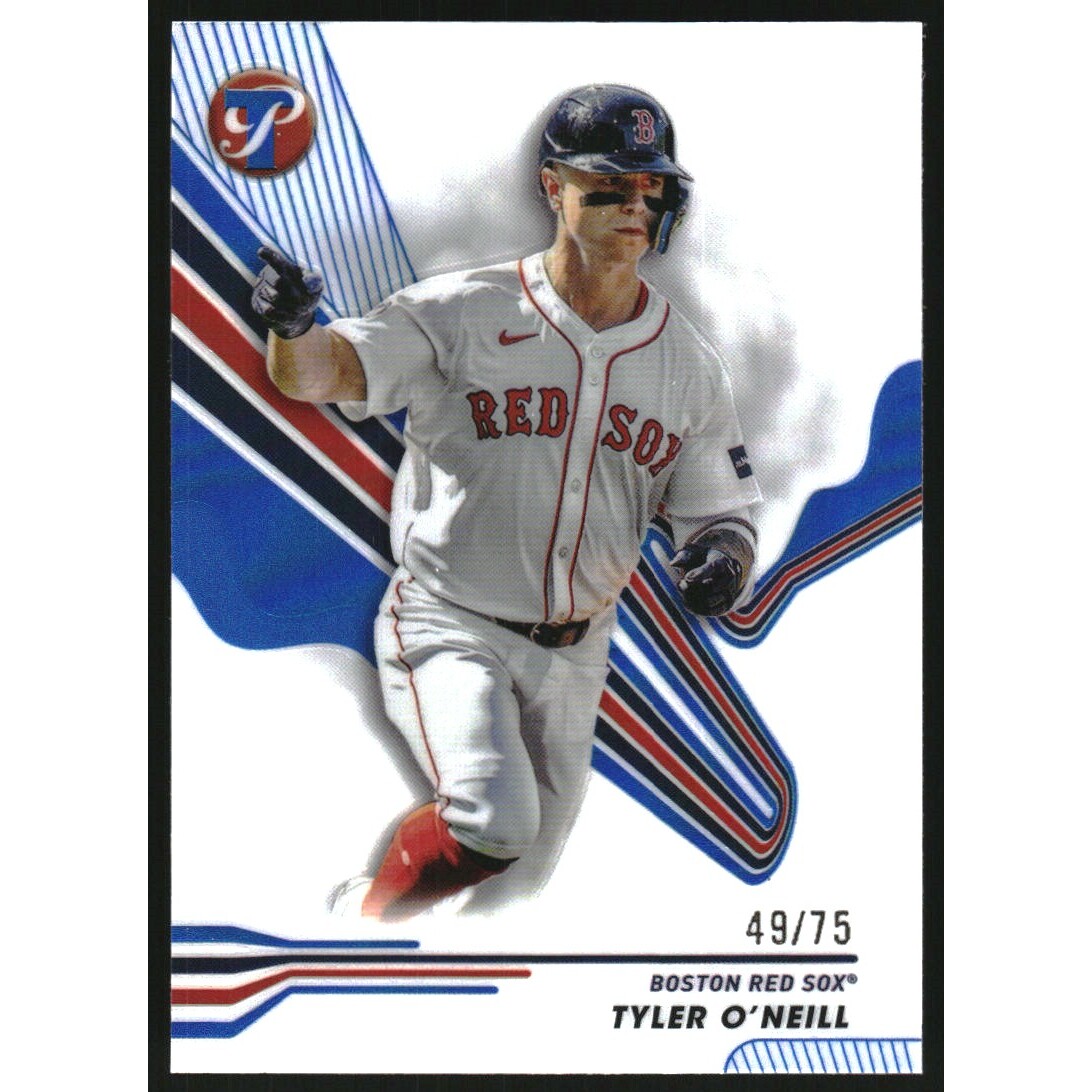2024 Topps Pristine Blue Refractors #226 Tyler O'Neill. rookie card picture