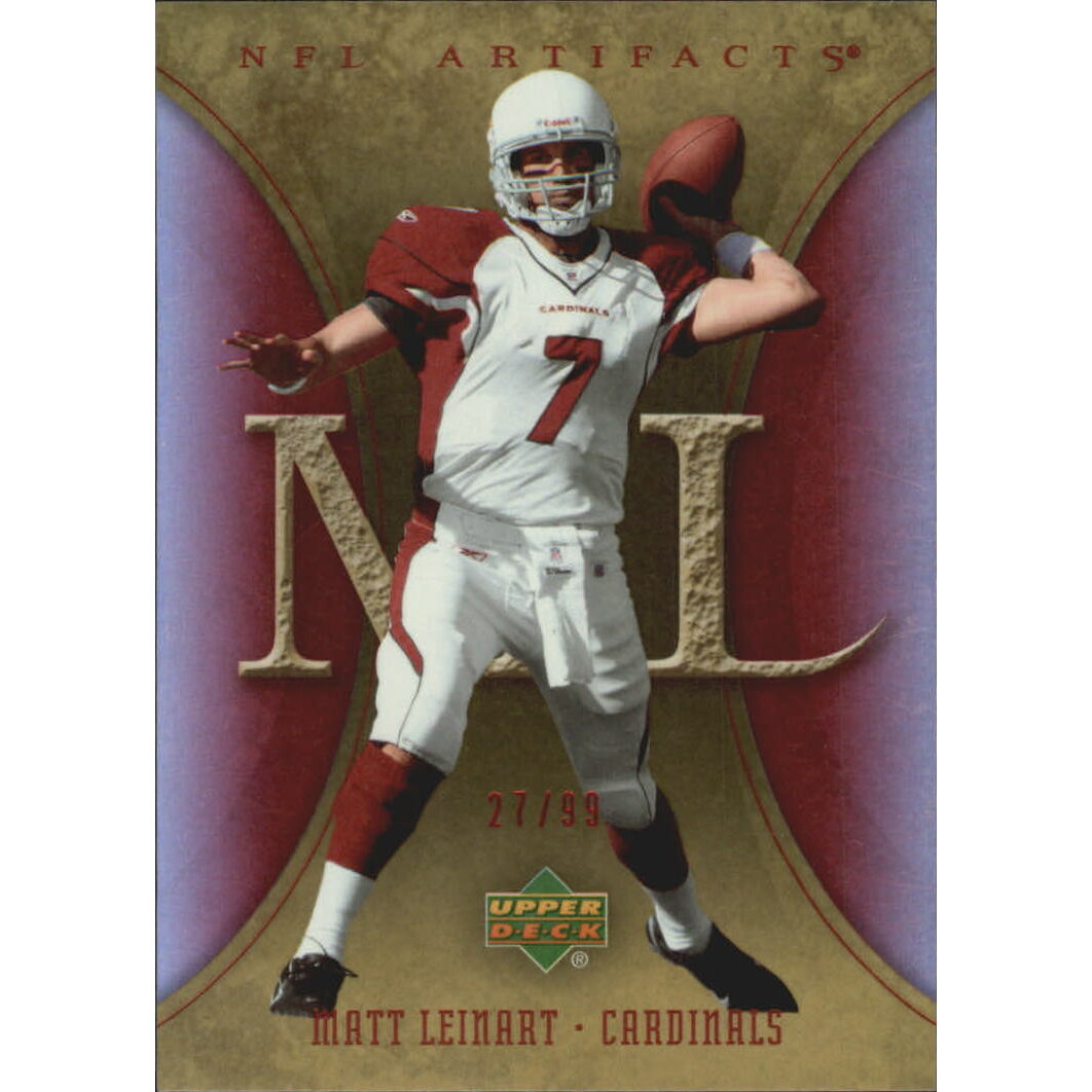 2007 Artifacts Red #1 Matt Leinart