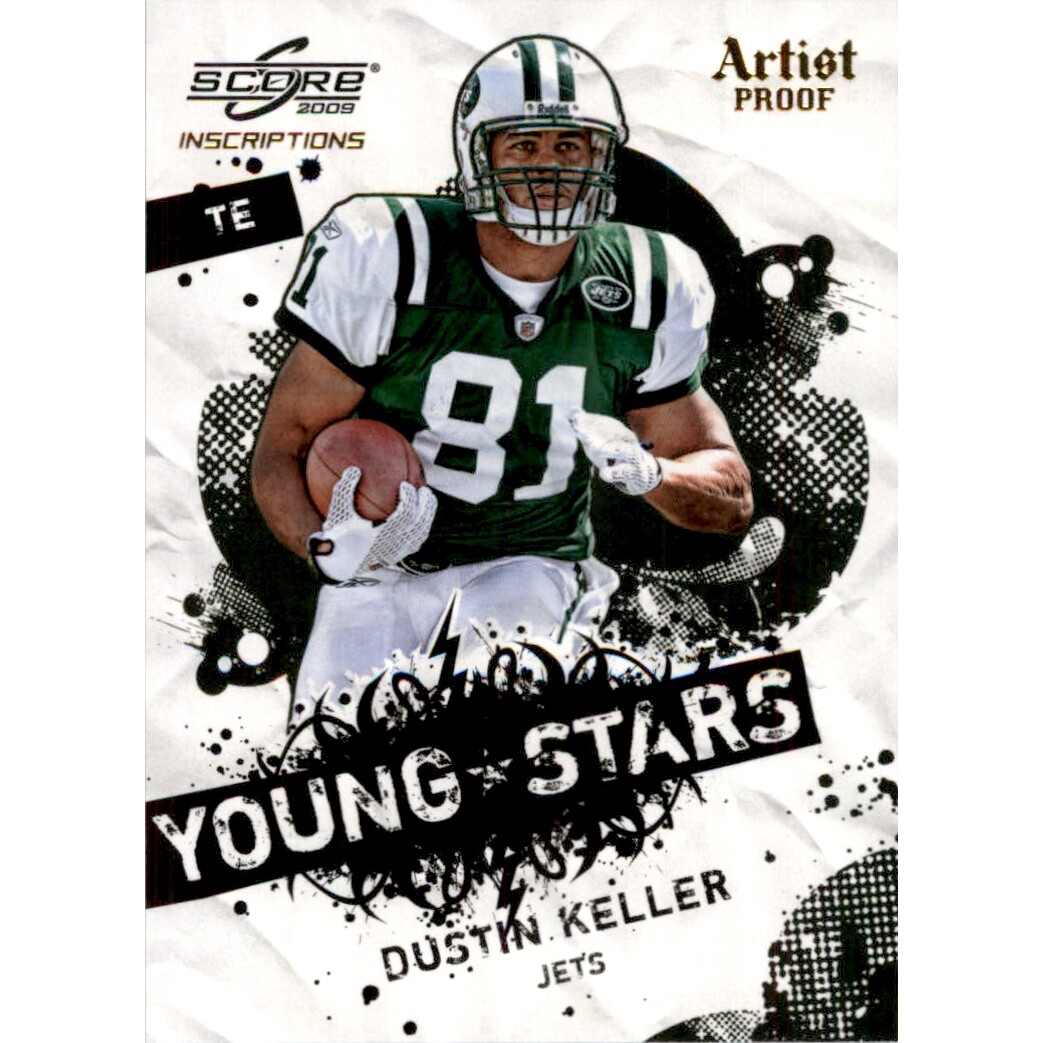 2009 Score Inscriptions Young Stars Artist's Proof #8 Dustin Keller