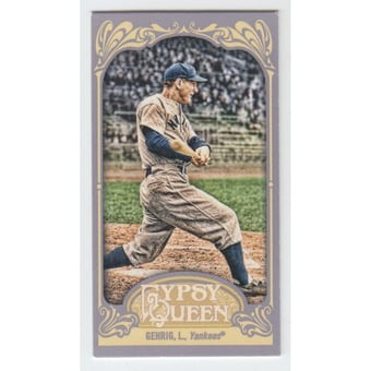 2012 Topps Gypsy Queen Mini Gypsy Queen Back #236 Lou Gehrig