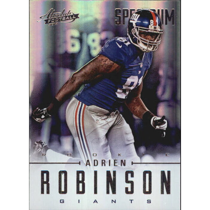 2012 Absolute Spectrum Silver #102 Adrien Robinson