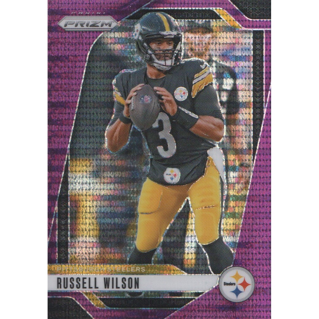 2024 Panini Prizm Prizms Purple Pulsar #240 Russell Wilson