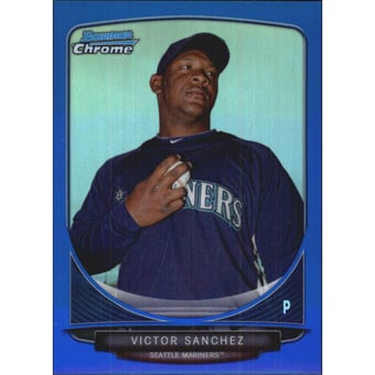 2013 Bowman Chrome Prospects Blue Refractors #BCP104 Victor Sanchez