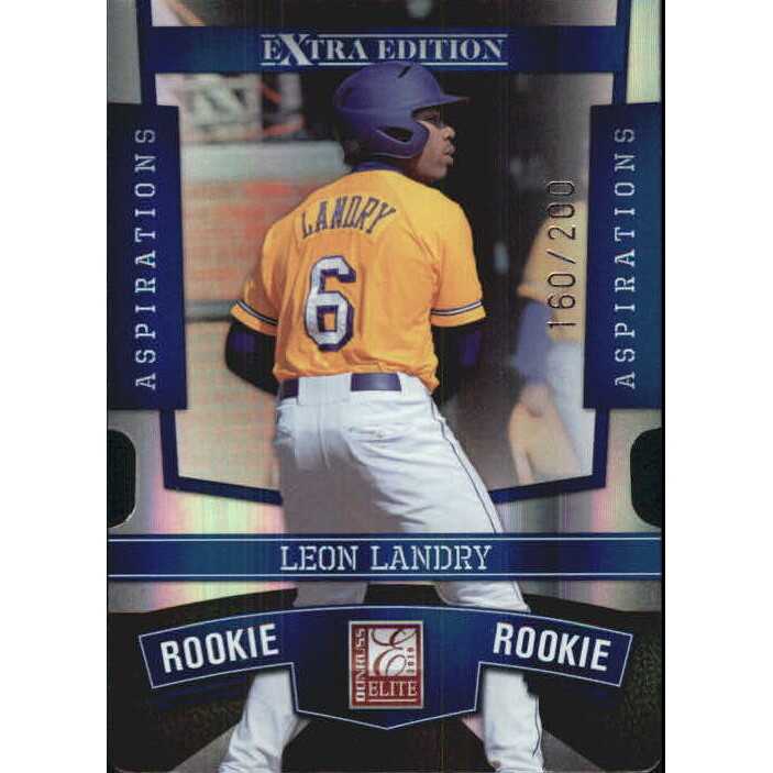 2010 Donruss Elite Extra Edition Aspirations #120 Leon Landry. rookie card picture