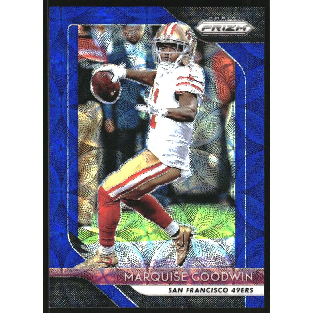 2018 Panini Prizm Prizms Blue Scope #29 Marquise Goodwin
