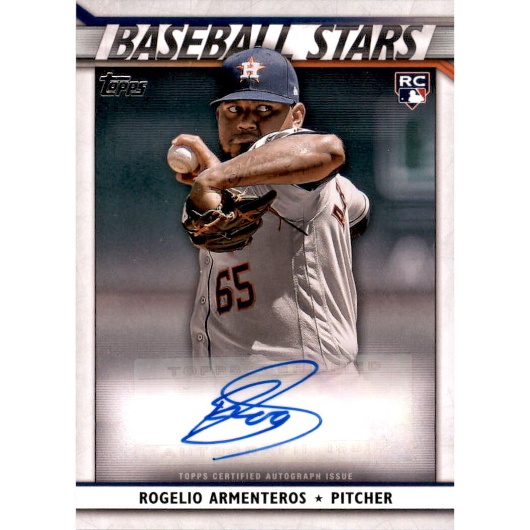 2020 Topps Baseball Stars Autographs #BSARA Rogelio Armenteros. rookie card picture