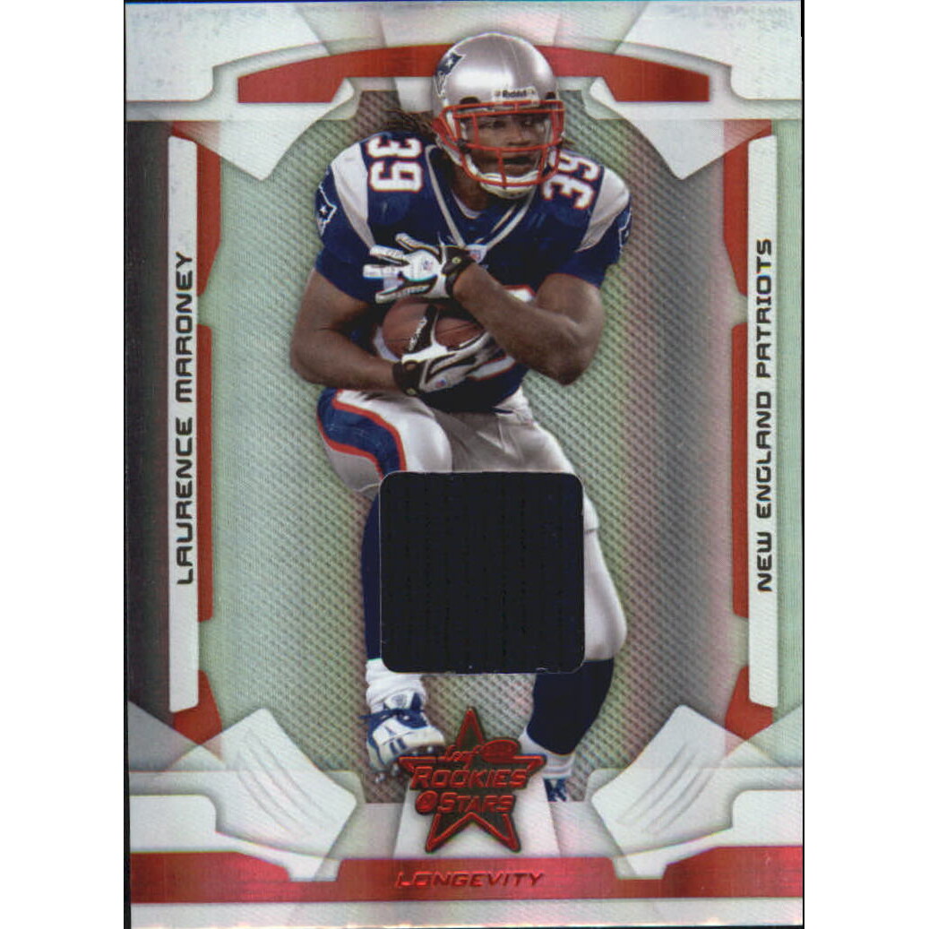 2008 Leaf Rookies and Stars Longevity Materials Ruby #59 Laurence Maroney/350
