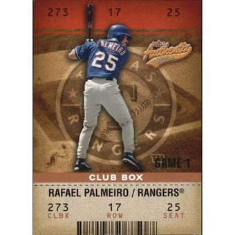 2003 Fleer Authentix Club Box #39 Rafael Palmeiro